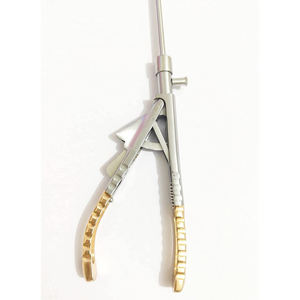 Porte-aiguille droit doré laparoscopique disponible dans toutes sortes et qualités Instruments chirurgicaux en acier inoxydable - Product Image 3