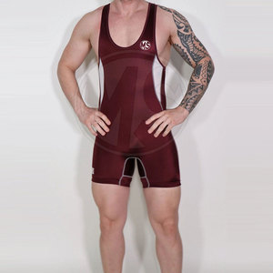 New Arrival Spandex Polyester Wrestling Wear <b>Men</b> Wrestling <b>Singlet</b> Quick Dry Customized <b>Singlet</b> - Product Image 2