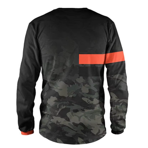 Maillot de moto personnalisé en gros avec impression de lettres, chemise de sublimation pour hommes - Product Image 2