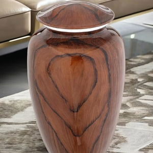 Urna de Cremación Moderna de Metal para Adultos, Diseño Floral Tradicional Hecho a Mano, Decoración para el Hogar, Florero de Mesa, Flores y Plantas, Tamaño Personalizable - Product Image 5