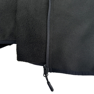 Custom Embroidered Logo Winter Wind-Proof Quick-Dry Team Uniform <b>Jackets</b> for Men <b>Women</b> Polyester Plus Fleece Canvas Fabric - Product Image 3