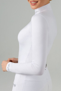 Vente en gros Meilleure Vente Confortable Léger Doux Qualité Protection À Manches Courtes Personnalisé Chemise D'équitation Équestre - Product Image 3