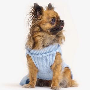 2025 chemises pour chiens de luxe léger Polyester et coton chaud gilet uni pour l'été couleur unie hauts pour animaux de compagnie en gros - Product Image 1