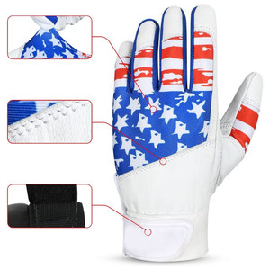 Vente en gros OEM Meilleure qualité Gants de frappe de baseball en cuir véritable Personnalisable Protection des mains à des prix raisonnables - Product Image 4