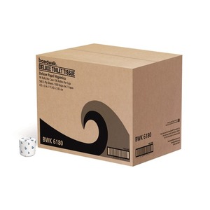 Boardwalk 2-Ply Septic Safe 125 Ft. White <b>Toilet</b> Tissue <b>Roll</b> Flushable (96/Carton) - Product Image 1