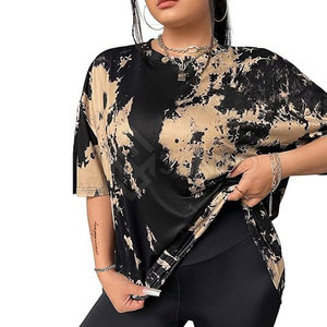 Camiseta Tie Dye de alta calidad para mujer, camiseta suave y cómoda de colección de verano - Product Image 3