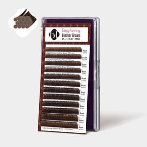 Cils en éventail Premium 0.07 Marron Easy Fanning Lash Feather - Product Image 1