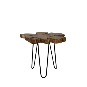 <b>Inflatable</b> Eco-Friendly Modern Minimalist Oval Teak Top Table Gubuk Bali F011018 for Living Room Home <b>Furniture</b> - Product Image 1