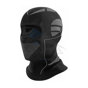 Windproof Full Face Balaclava <b>Mask</b> for <b>Ski</b> and Motorcycle Riding Lightweight Warm Elastic Fit Helmet Compatible Unisex Dark Gray - Product Image 1