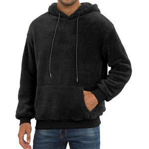 Sudaderas Sherpa transpirables de manga larga de gran tamaño más vendidas/sudaderas con capucha Sherpa de hombre completamente personalizadas con estilo de nueva moda - Product Image 1