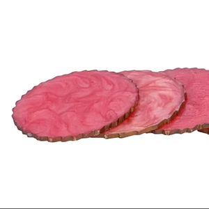 Dessous de verre abordables en résine pour thé, café et décoration de table à manger, idéal pour la décoration de cuisine à faible coût - Product Image 1