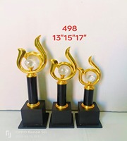 Trophée sportif personnalisé en cristal gravé pour les événements de championnat, les tournois scolaires, les cadeaux, design portable