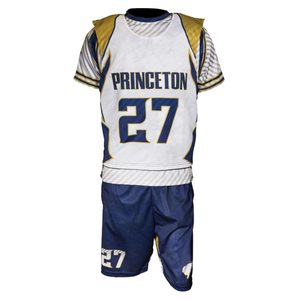 ชุดยูนิฟอร์มทีมลาครอสแบบยูนิเซ็กซ์ ไซส์พลัส แห้งเร็ว ระบายอากาศได้ดี ยืดได้สี่ทิศทาง กางเกงขาสั้นเอวยางยืด พร้อมรับสั่งทำโลโก้จำนวนมาก - Product Image 2