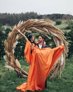 Robe volante fluide pour femmes robe longue de maternité robe de plage avant le mariage Photoshoot - Product Image 3