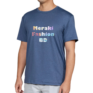 Nuevas camisetas de algodón tejidas lisas personalizadas de OEM para hombre, ropa de manga corta de talla grande, logotipo de marca impreso directo de fábrica de Bangladesh - Product Image 1