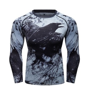Venta al por mayor Sublimated Compression Rash Guard para MMA Surfing & Gym Unisex Fit Fade-Resistant - Product Image 4