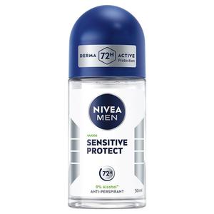NIVEA 50ml Men's Dry Fresh Anti-Perspirant Deodorant Invisible Black and White <b>Roll</b>-On Cream - Product Image 3