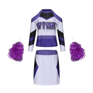 Uniforme Cheer personnalisé avec tissu de performance durable et design élégant, idéal pour les routines à haute énergie et les compétitions d'équipe - Product Image 4