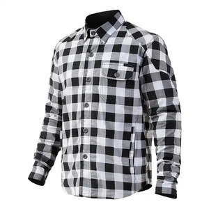 Moto extérieur coupe-vent Sport vélo équitation polaire doublé chemise à carreaux imperméable moto course chemise veste - Product Image 2