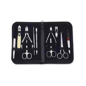 Vente chaude 11 PCS Réutilisable En Acier Inoxydable Nail Art Beauté Outils Manucure Pédicure Instrument Kit avec Pochette En Cuir Artificiel - Product Image 4