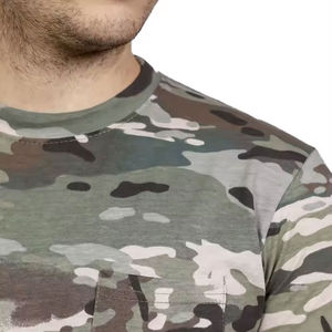 Hombres estilo casual sublimación camisetas algodón poliéster personalizado manga corta suave impreso camiseta - Product Image 2