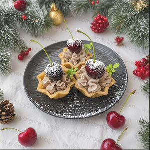 Faux Raspberry Cupcake Decoración Prop para Cake Styling Food Fotografía y Social <span class=keywords><strong>Media</strong></span> Content Marketing Visual Display - Product Image 5