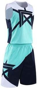 Uniformes de Baloncesto Unisex, Ropa Deportiva de Poliéster de Color Personalizado, Uniformes de Baloncesto, Última Llegada - Product Image 4