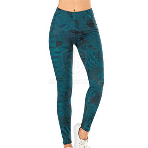 Premium Quality Women's Gym Fitness <b>Leggings</b> Elastic Waist Yoga Pants Solid <b>Pattern</b> Anti-Bacterial Quick Dry Wholesale <b>Legging</b> - Product Image 3