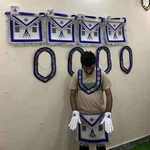 DELANTAL MAESTRO MASON BLUE HOUSE CON COLLAR - Product Image 6