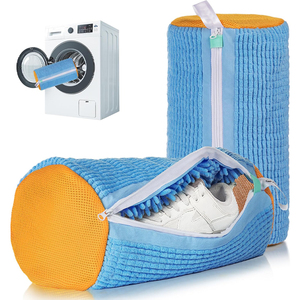 Sac de lavage pour chaussures en microfibre extra long et épais, idéal pour lave-linge et sèche-linge, adapté à la personnalisation ODM/OEM 2025 - Product Image 1