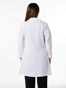 ชุดสครับสแปนเด็กซ์สำหรับผู้หญิงเสื้อโค้ทสำหรับห้องแล็บแพทย์เครื่องแบบนักวิทยาศาสตร์สไตล์ใหม่เสื้อโค้ททางการแพทย์ออกแบบถักนิตติ้ง - Product Image 2