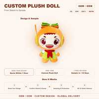 Ensemble Écouteurs sans Fil et Écharpe Thème Fruits et Légumes Personnalisés, Peluche Changeante de Couleur, Personnage de Dessin Animé, Unisexe, 14 Ans et Plus, Tissu PP