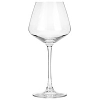 Verre à vin en cristal sans plomb à tige rouge et base noire, idéal pour la maison, les bars, les hôtels et les restaurants – Vente en gros