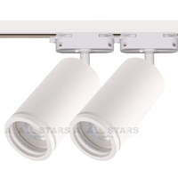Prix de gros projecteurs boîtier en aluminium Rail Light Gu5.3 Mr16 COB Spot 3W 5W 6W 7W 35W 50W LED Track Light Gu10
