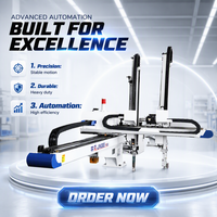 Nouveau bras robotique industriel à cinq axes Jingbei, manipulateur industriel multi-axes pour usinage CNC complexe IMM/IML