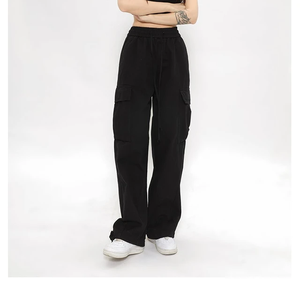 Women Oversized Fit 100% Cotton Quick Dry Cargo <b>Pants</b> Wholesale Fashionable Street Wear Multi Pockets Custom Design for Everyday - Product Image 2
