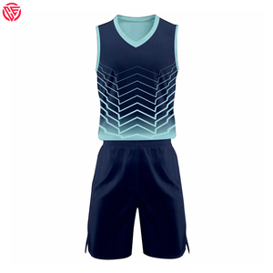 Uniforme de basket-ball professionnel respirant à manches courtes en 100 % polyester - Product Image 5