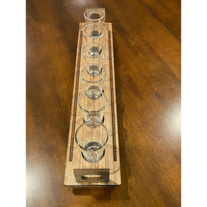 Dernière conception porte-verre en bois de bambou noir bois naturel dessus de table maison salle à manger support en verre meilleur vendeur qualité supérieure - Product Image 4