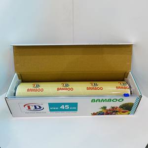 Fabricant pas cher prix prêt à expédier film alimentaire en PVC de haute qualité pour film alimentaire film alimentaire en plastique film alimentaire avec coupe extensible - Product Image 3