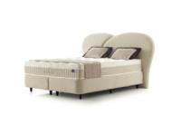 Base de Cama Moderna Capella, 90x190 cm, Tamaño Individual, Alta Calidad, Duradera, Cómoda, Tapizada, Estructura de Hierro, Madera de Pino Sólida, Fácil de Montar