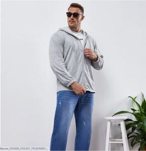 Sudaderas con capucha con cremallera de alta calidad Unisex Deporte de lujo Hip Hop Estampado Impermeable Estilo casual Longitud larga Alta calidad OEM - Product Image 2