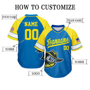 Uniformes de Béisbol Personalizados de Talla Grande, Ligeros, Transpirables, de Secado Rápido, Conjuntos Deportivos Estampados de Alta Calidad en Venta, MOQ Bajo - Product Image 5