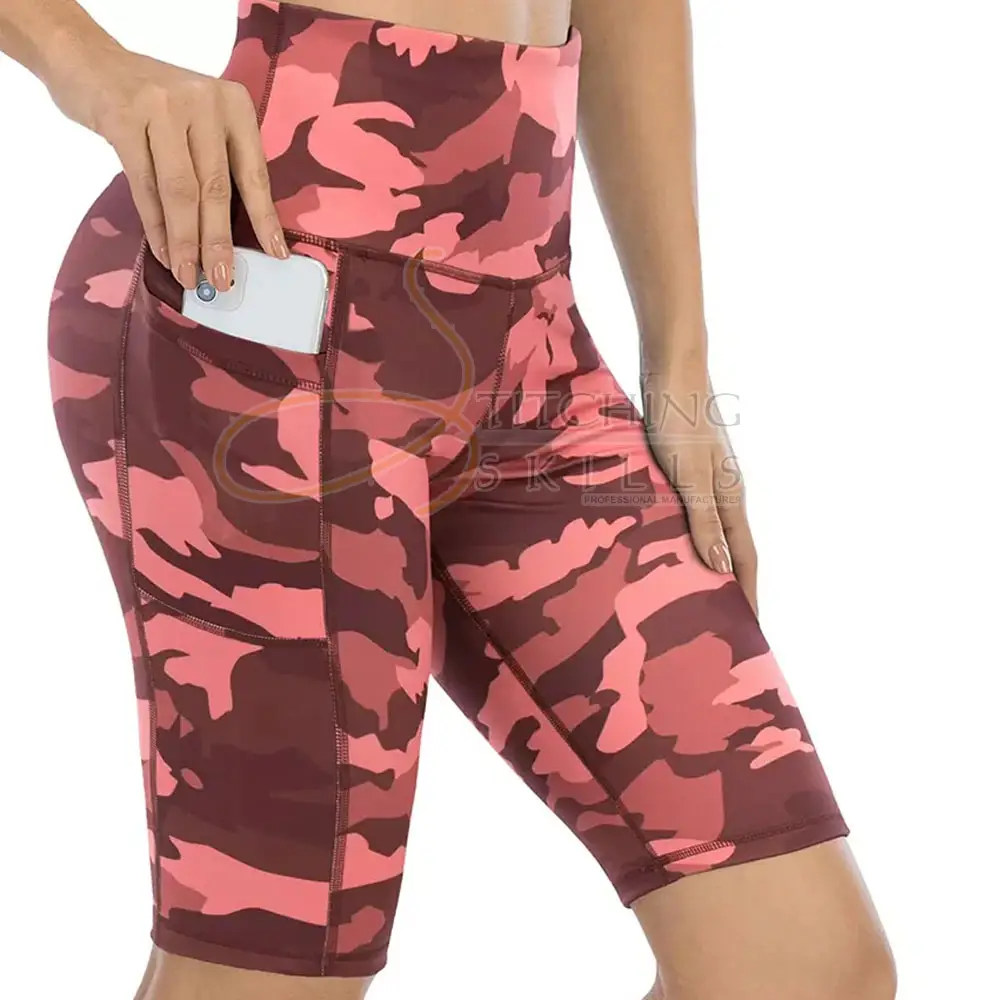 Women Summer Shorts High elastic Solid Color Shorts Gym Fitness Ladies Shorts In Low Price