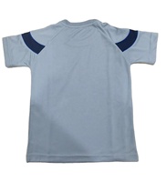 Camiseta Gris de Manga Corta para Hombre, Diseño Raglán, Corte Regular, 320g, Transpirable, Antiarrugas, de Poliéster Tejido Personalizado al por Mayor
