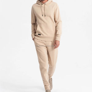 ชุดวอร์มผู้ชายแบบจ็อกเกอร์สั่งทำขายส่งจากโรงงาน ทรงโอเวอร์ไซส์ มีเชือกผูกแบบเกลียว ผลิตจากผ้าฝ้าย 100% - Product Image 1