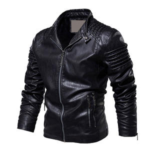 Mode usine haute qualité hiver 2025 haute qualité hommes veste en cuir de mouton veste en cuir d'extérieur - Product Image 4