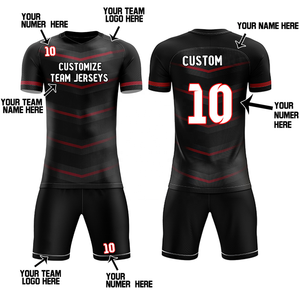Maillot et short de Football pour adultes de haute qualité, ensemble complet avec tissu en Polyester, uniformes de Football et prix bas - Product Image 3