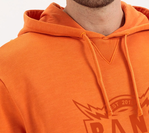 เสื้อฮู้ดดี้ผู้ชายไซส์ใหญ่ สีพื้น ผ้าคอตตอนเจอร์ซีย์ สวมใส่สบายสำหรับฤดูหนาว ทรงหลวม ระบายอากาศได้ดี มีกระเป๋า - Product Image 3