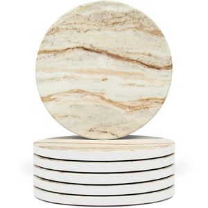 Classic premium marble coasters with stylish design for elegant home and office decor - Product Image 4