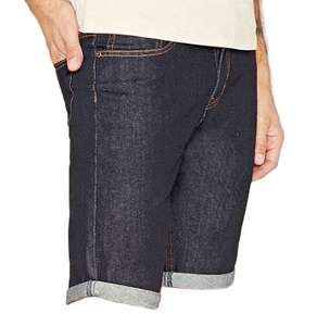 Streetwear pour hommes Fabricants de denim délavé Design Shorts en denim avec poches Ourlet pour hommes avec broderie - Product Image 1